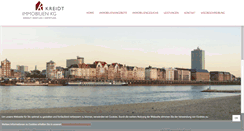 Desktop Screenshot of kreidt-immobilien.de