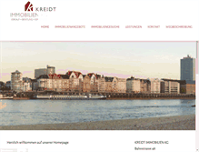 Tablet Screenshot of kreidt-immobilien.de